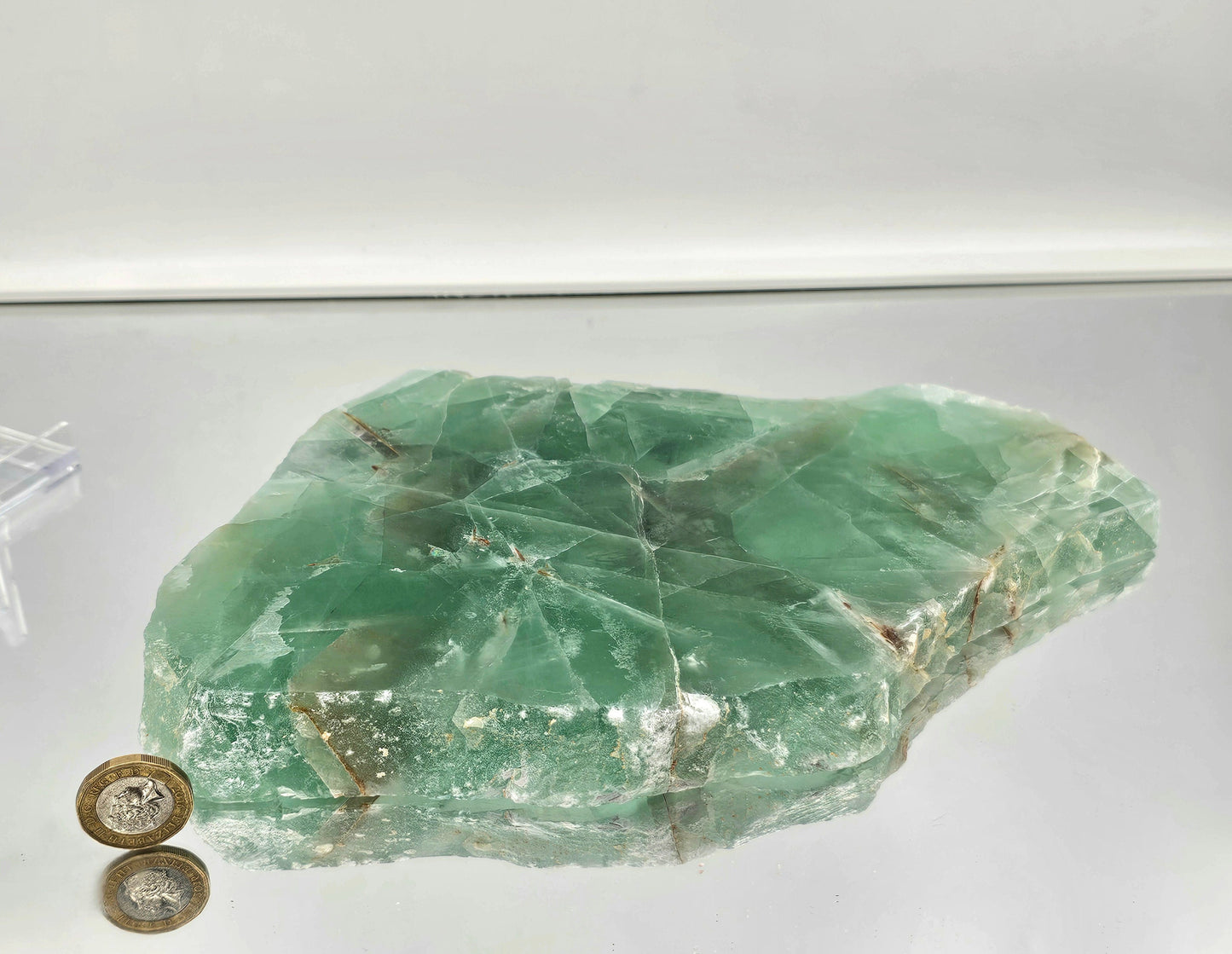 Extra Large Fluorite Crystal Slice (#2)