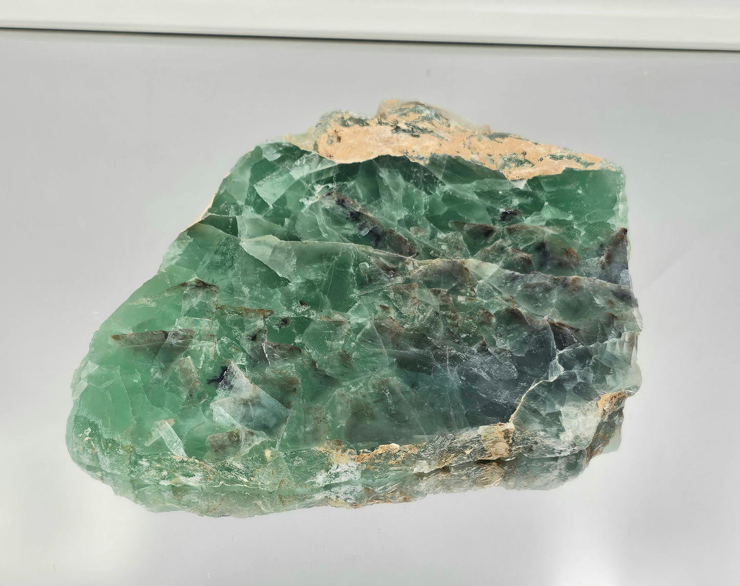Extra Large Fluorite Crystal Slice (#4)
