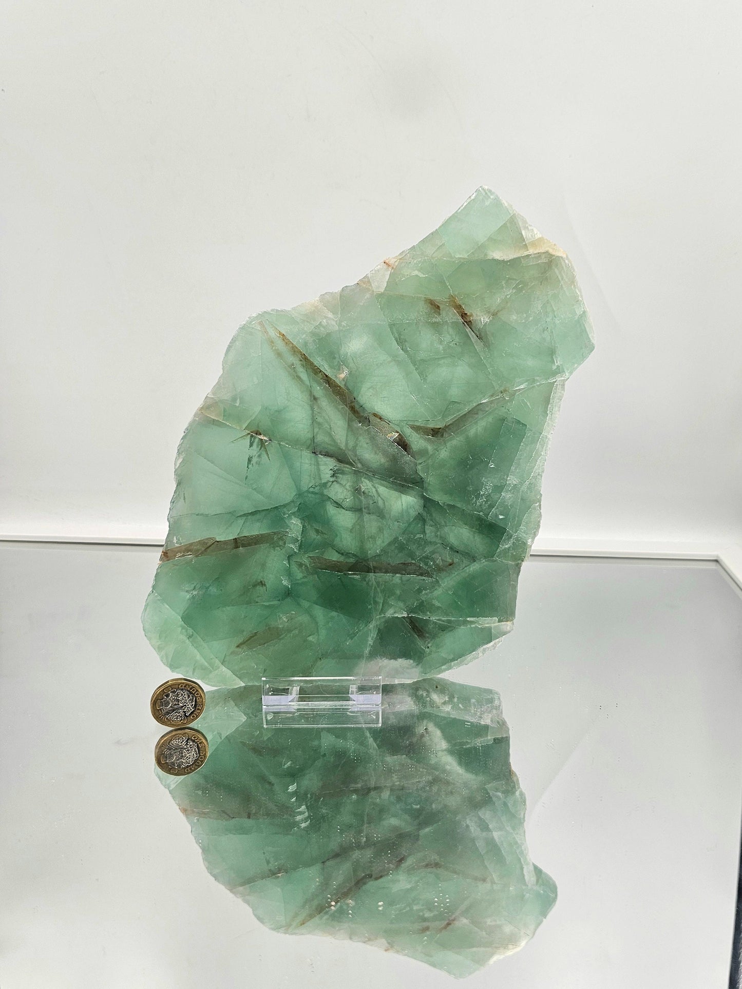 Extra Large Fluorite Crystal Slice (#2)