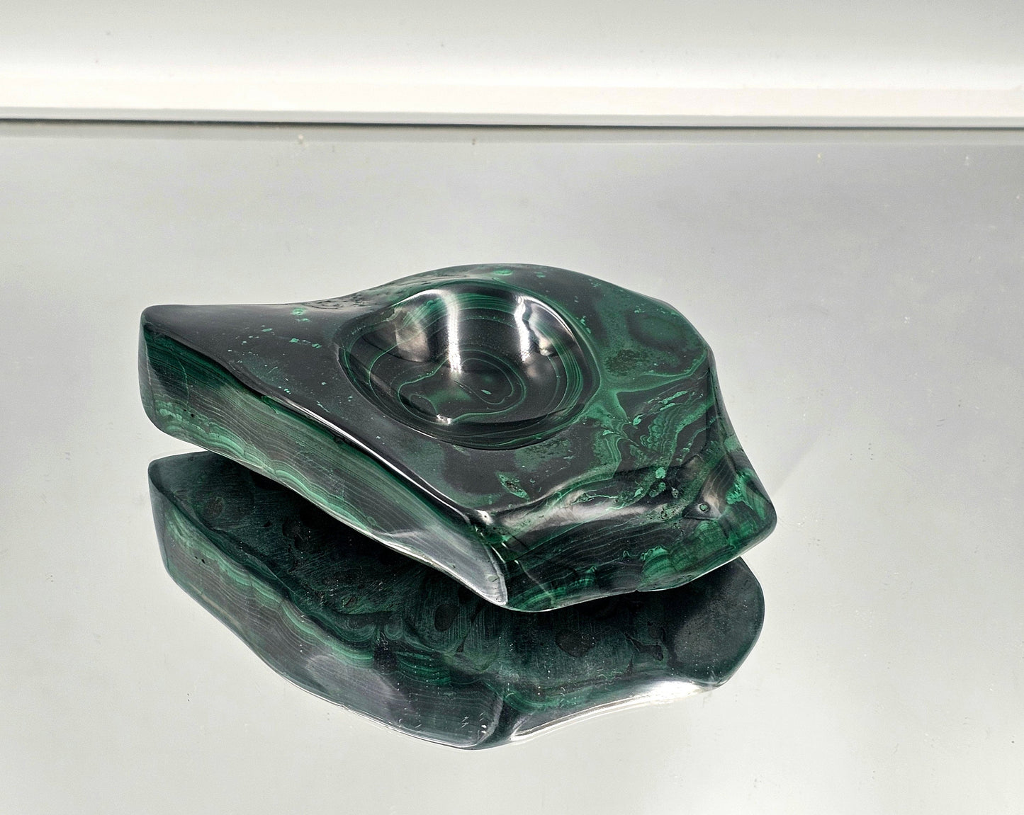 Malachite Crystal Bowl (#2)