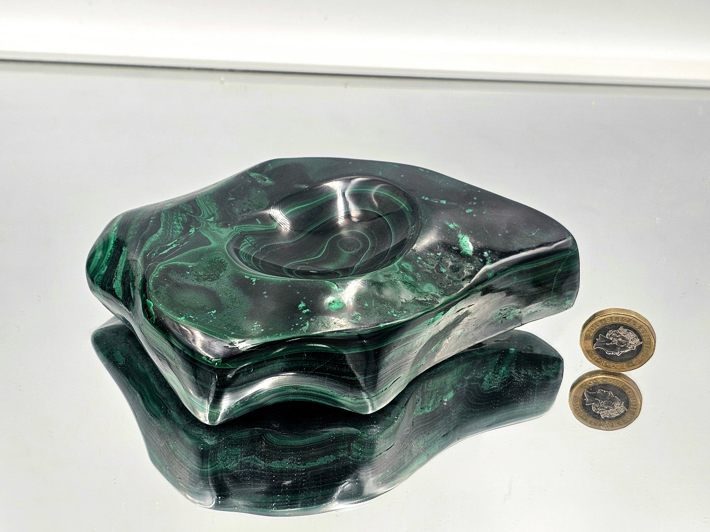 Malachite Crystal Bowl (#1)