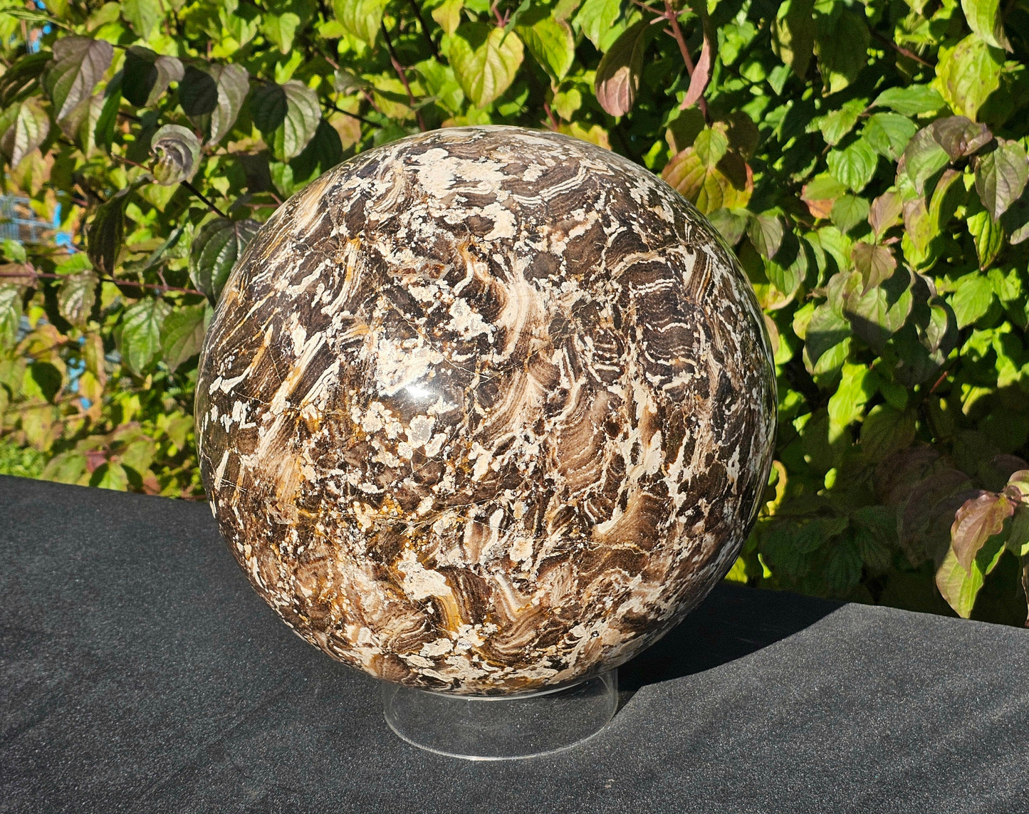 Very Large Black Opal Crystal Sphere 42.1 KG