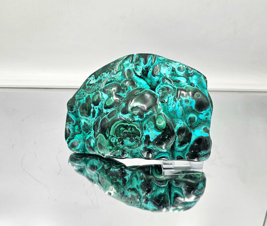Large Chrysocolla Malachite Crystal Polished  (#14)