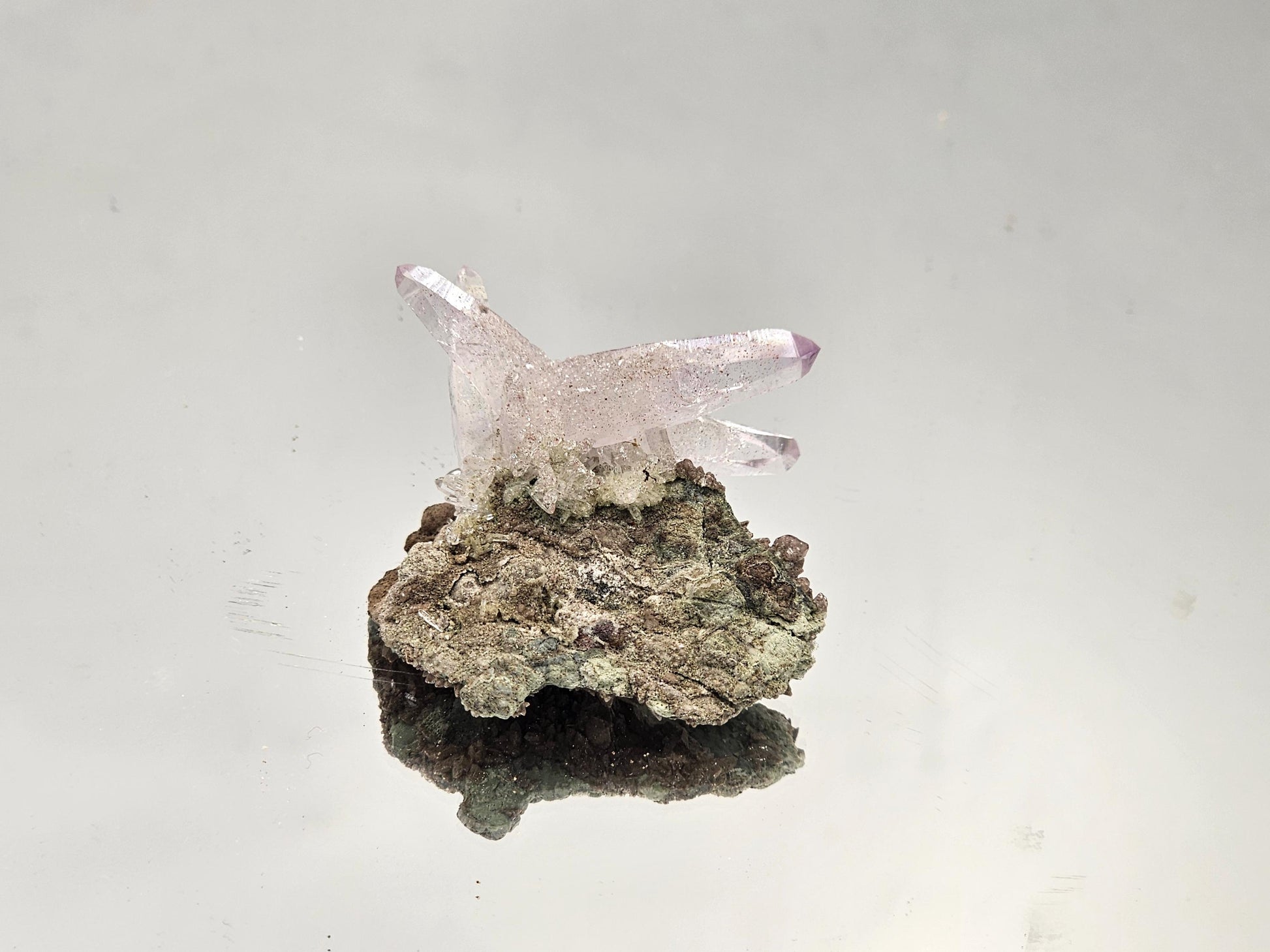 Raw Veracruz amethyst crystal with beautiful purple color and clarity