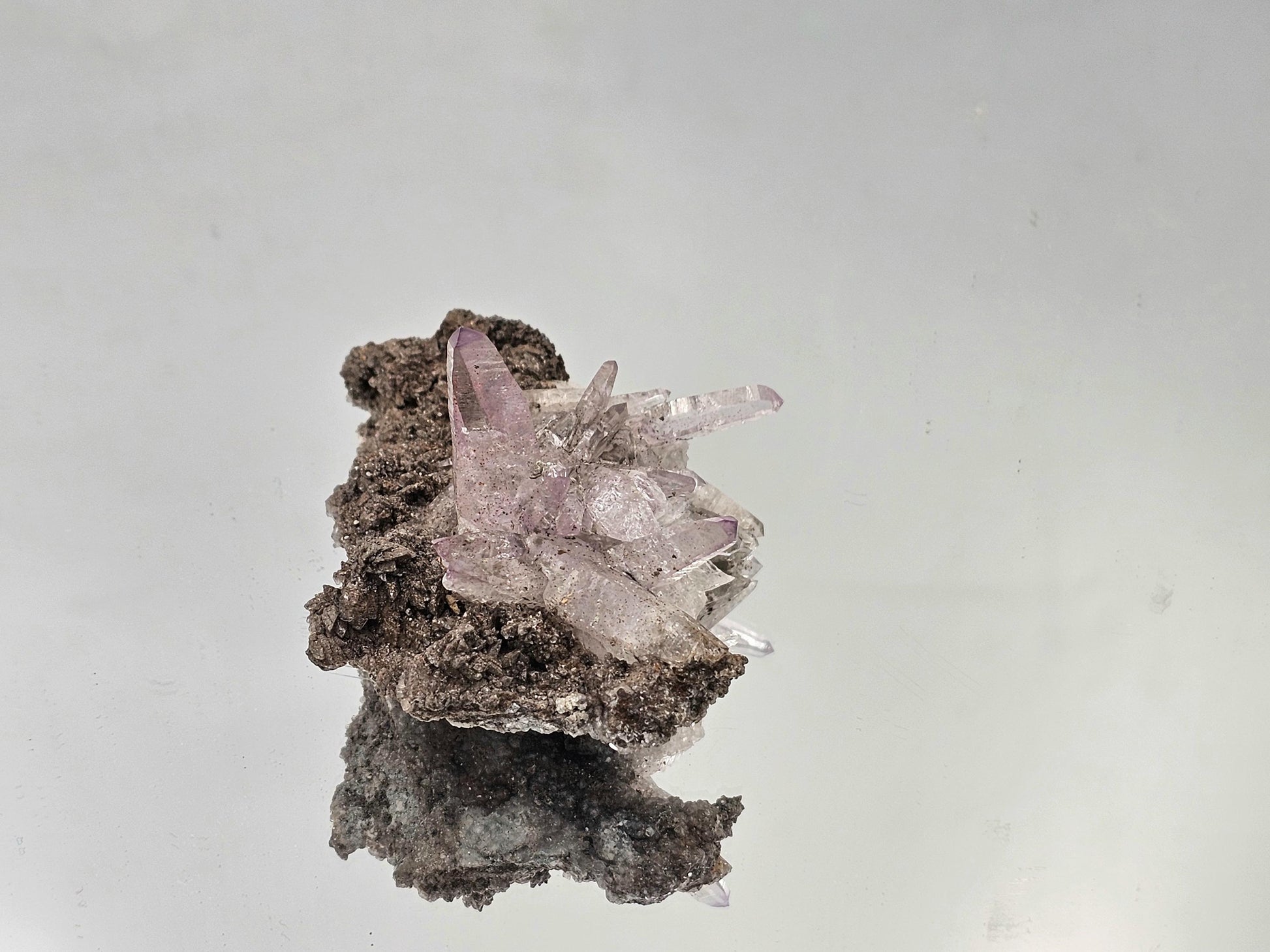 Fine amethyst crystal from Veracruz, showcasing its signature violet hue