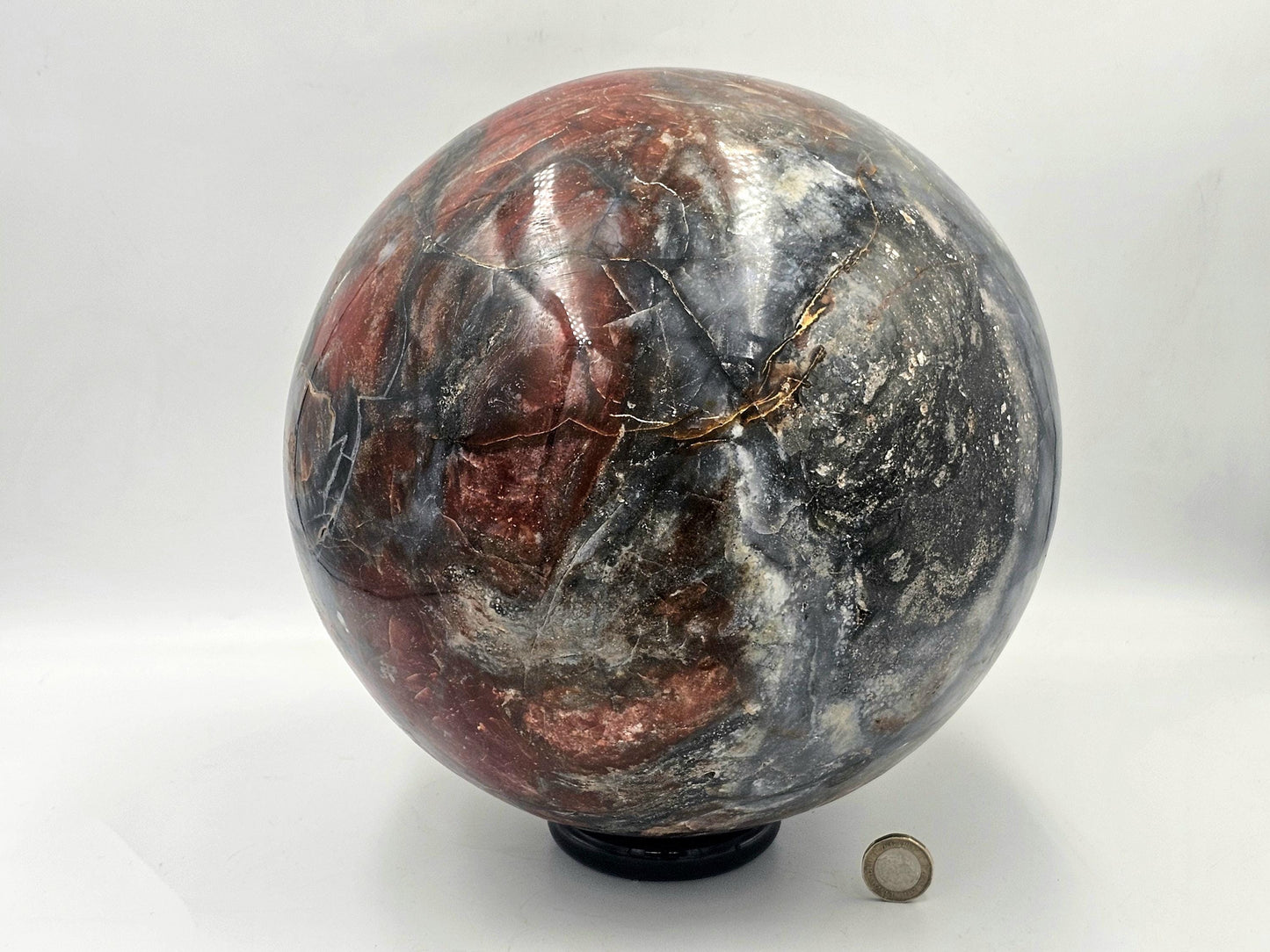 Very large Violet Agate Crystal Sphere 27.7 KG