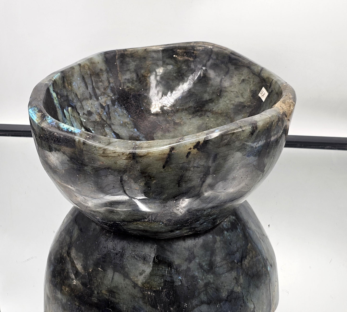 Extra Large Labradorite Crystal Bowl Luxury Home Decor 12KG