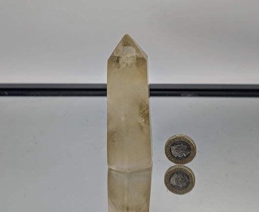 Madagascan Citrine Crystal Prism - Tower , Natural (#8)