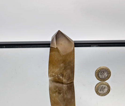 Madagascan Citrine Crystal Prism - Tower , Natural (#7)