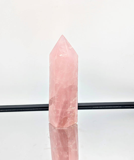 Large Rose Quartz Crystal Prism / Tower (#17)