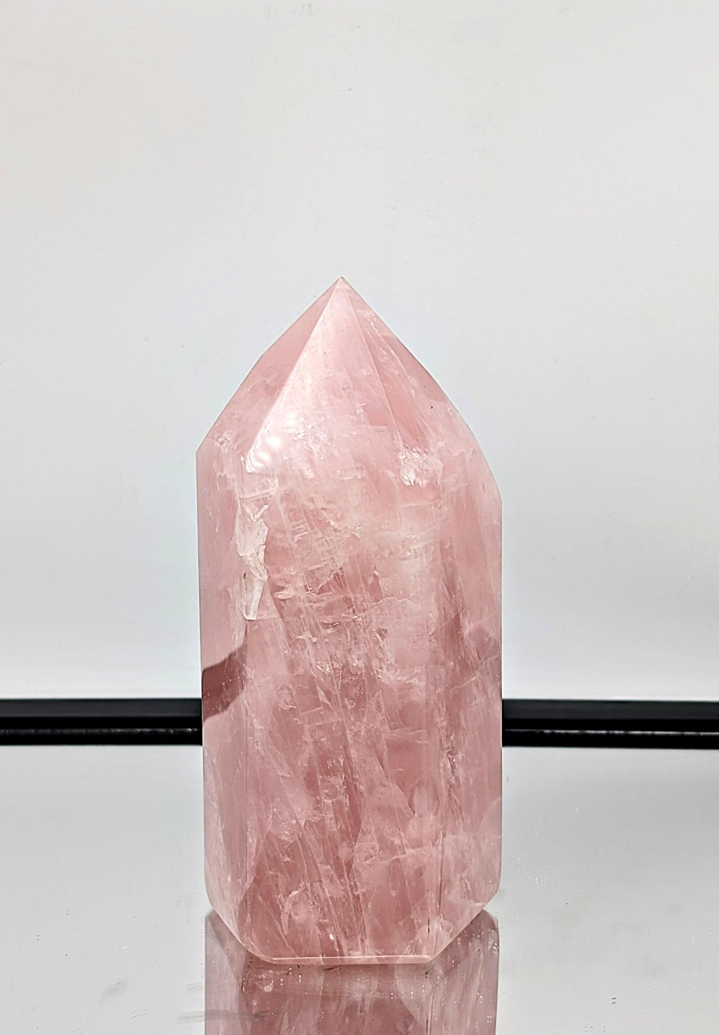 Large Rose Quartz Crystal Prism / Tower (#15)