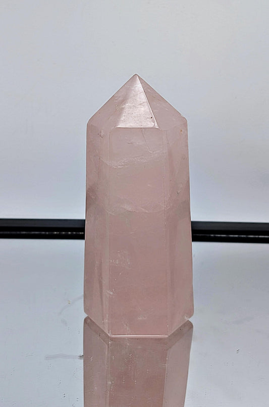 Large Rose Quartz Crystal Prism / Tower (#11)