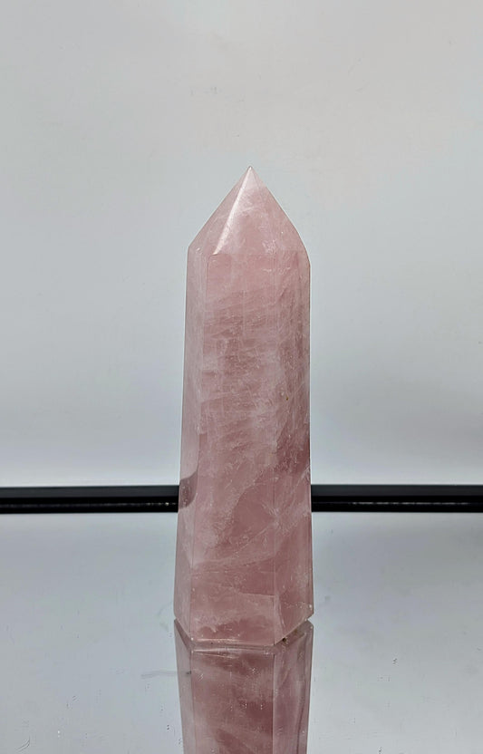 Large Rose Quartz Crystal Prism / Tower (#10)