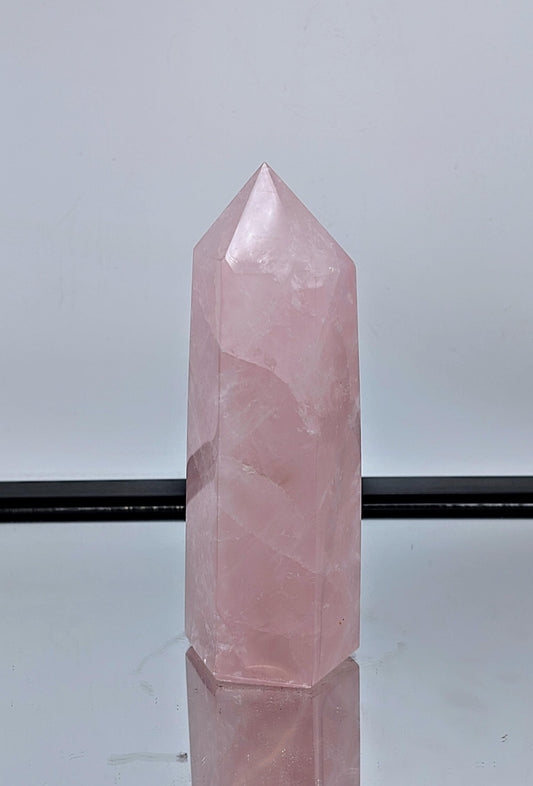 Large Rose Quartz Crystal Prism / Tower (#9)
