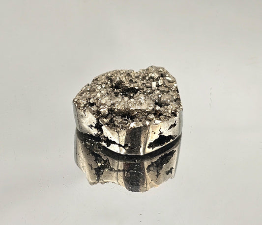 Large Peruvian Crystal Pyrite Cabochon (#DP)