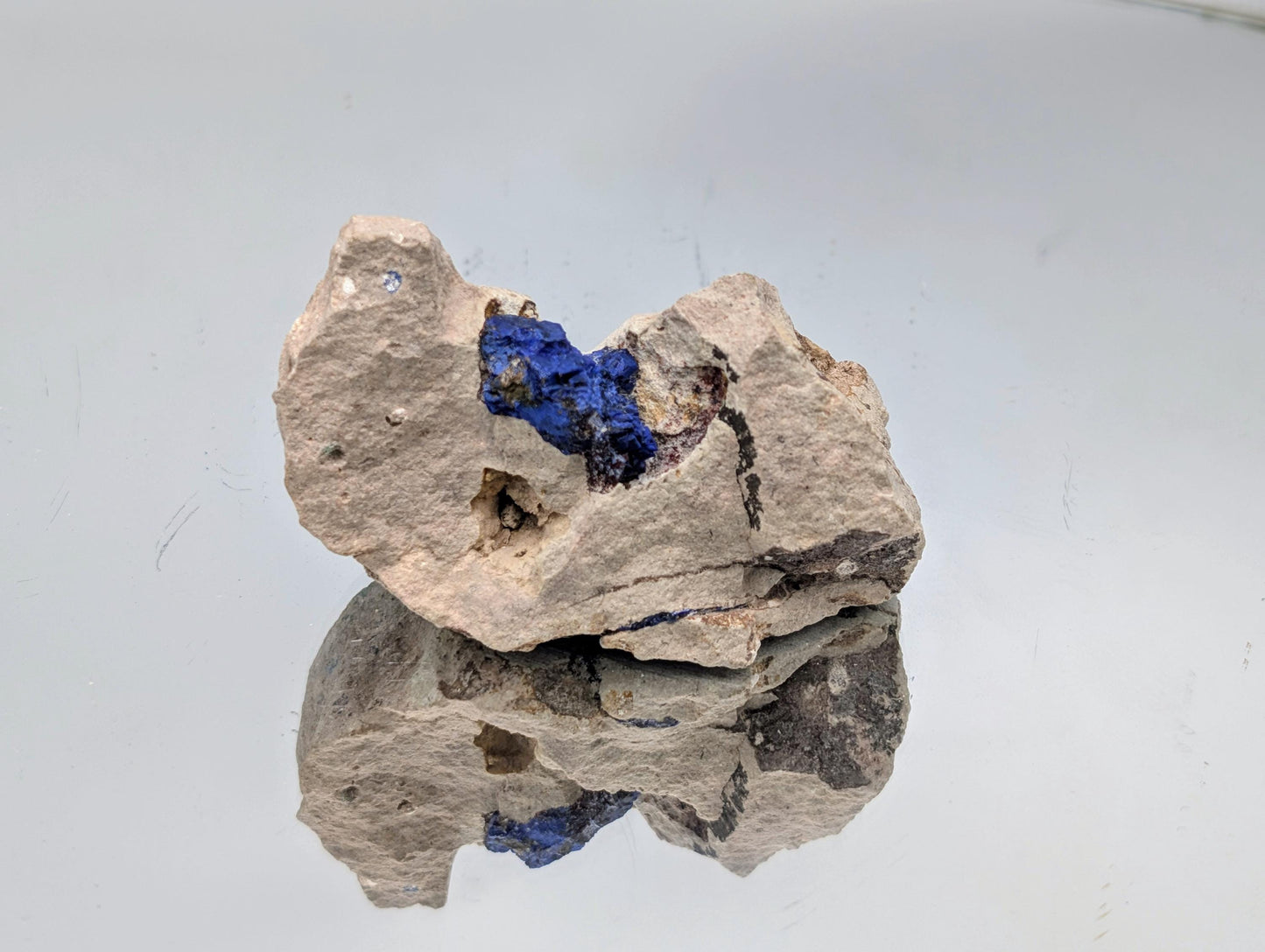 Azurite Crystal Geode (#9)