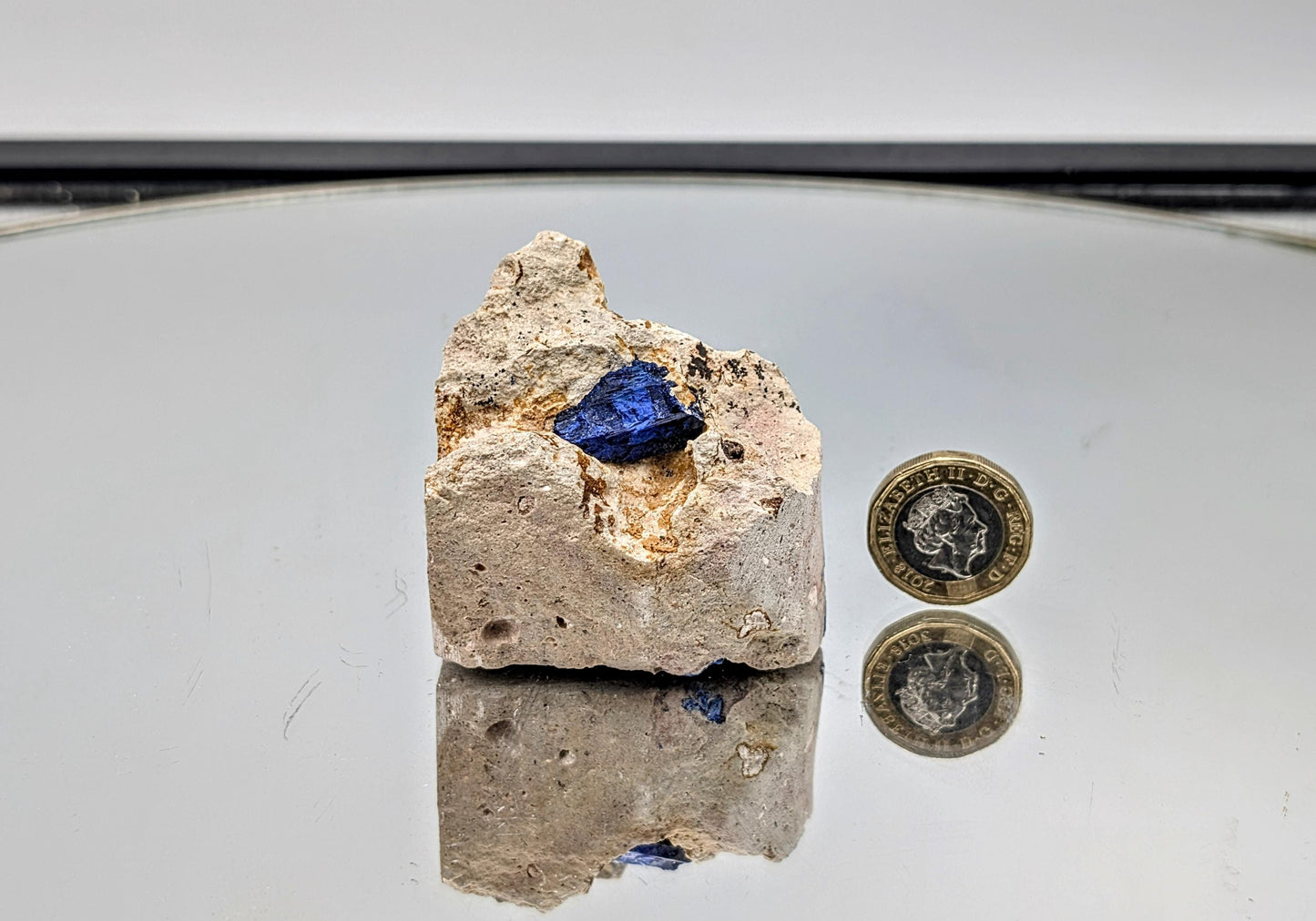 Azurite Crystal Geode (#6)