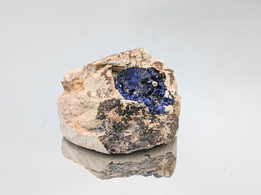 Azurite Crystal Geode (#4)