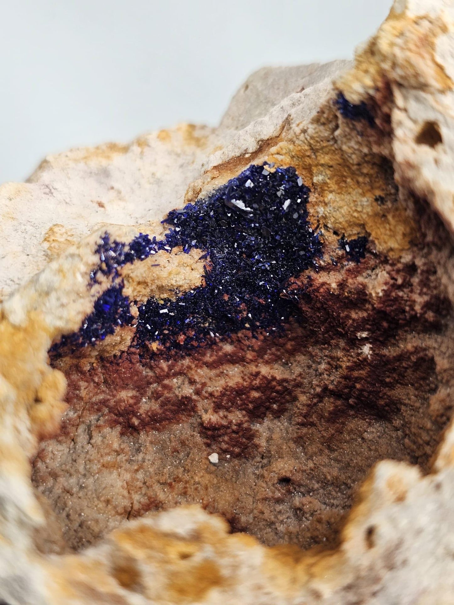 Azurite Crystal Geode (#2)