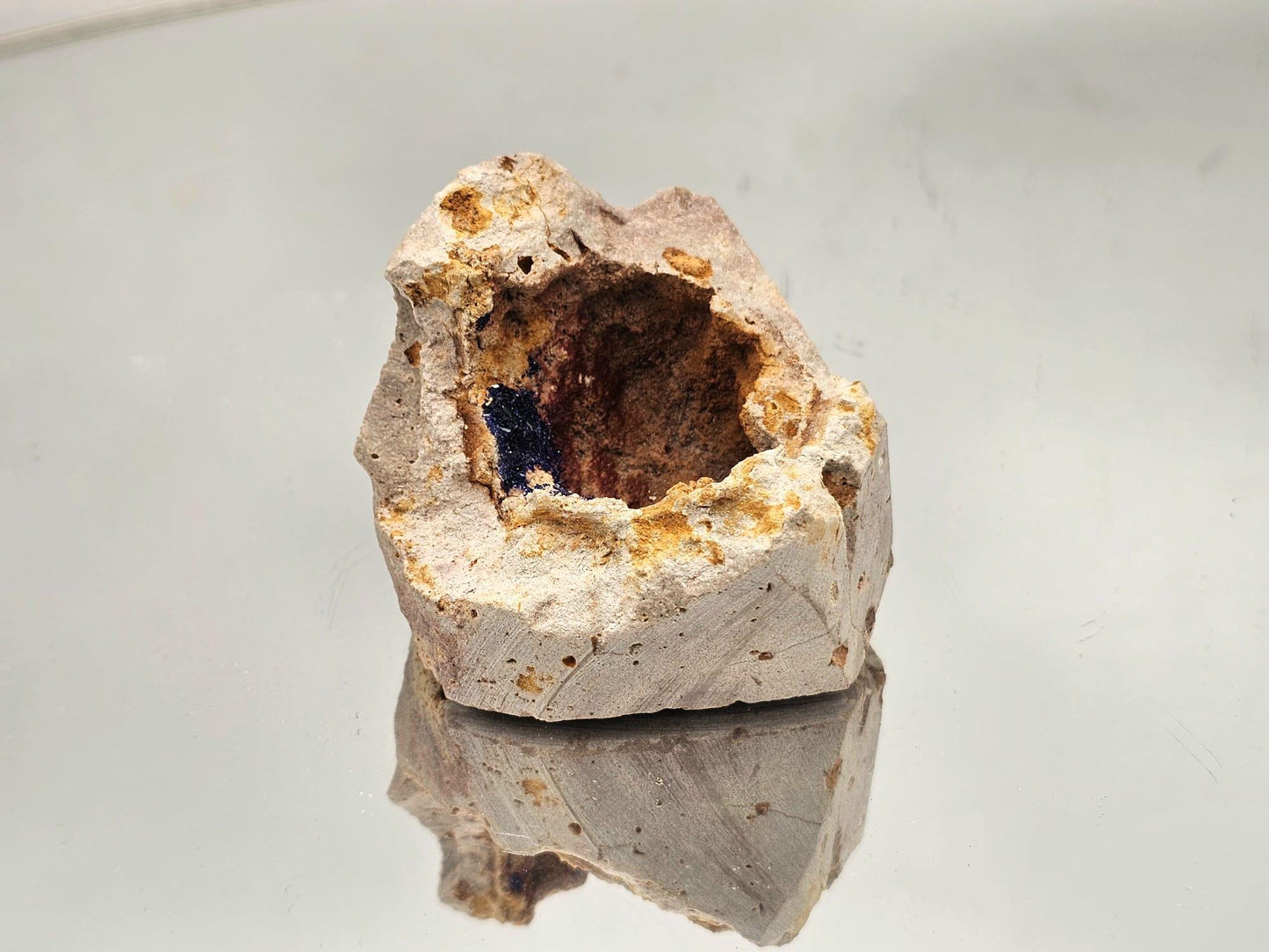 Azurite Crystal Geode (#2)