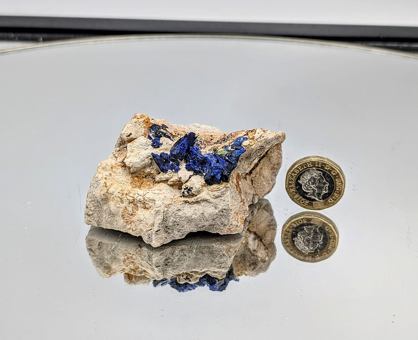 Azurite Crystal Geode (#1)