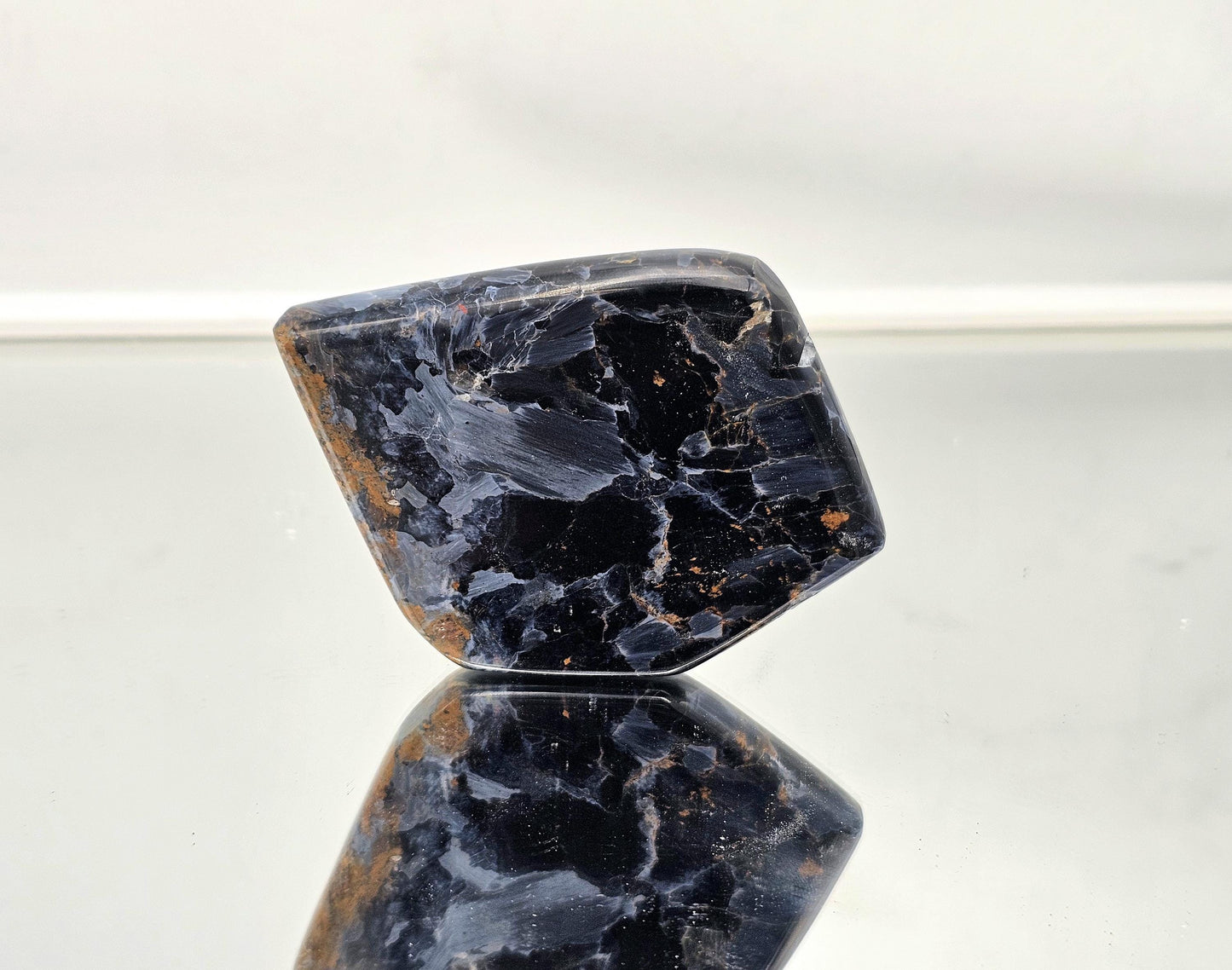 Large Pietersite Crystal Slice / Palmstone (DP)