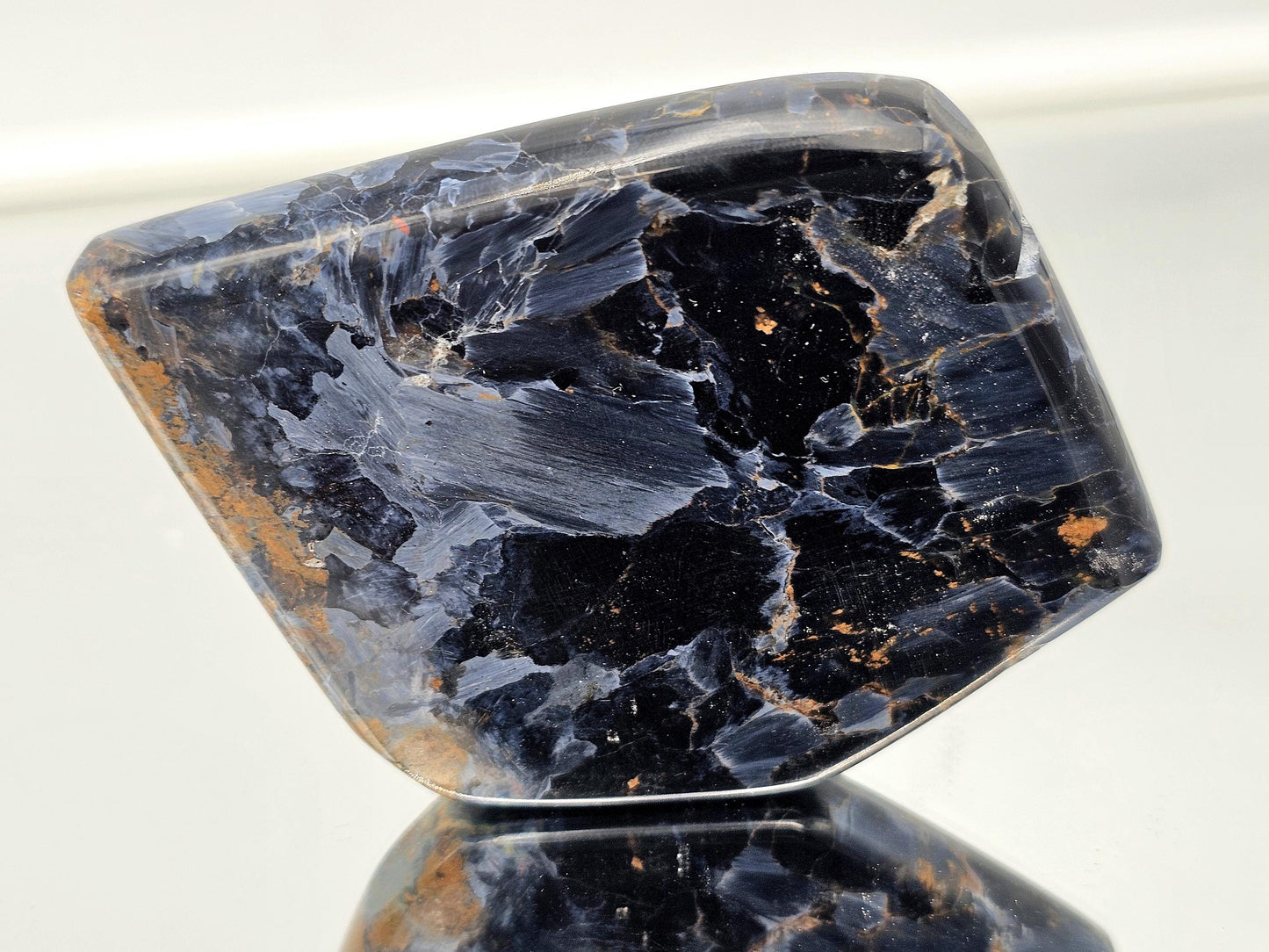 Large Pietersite Crystal Slice / Palmstone (DP)