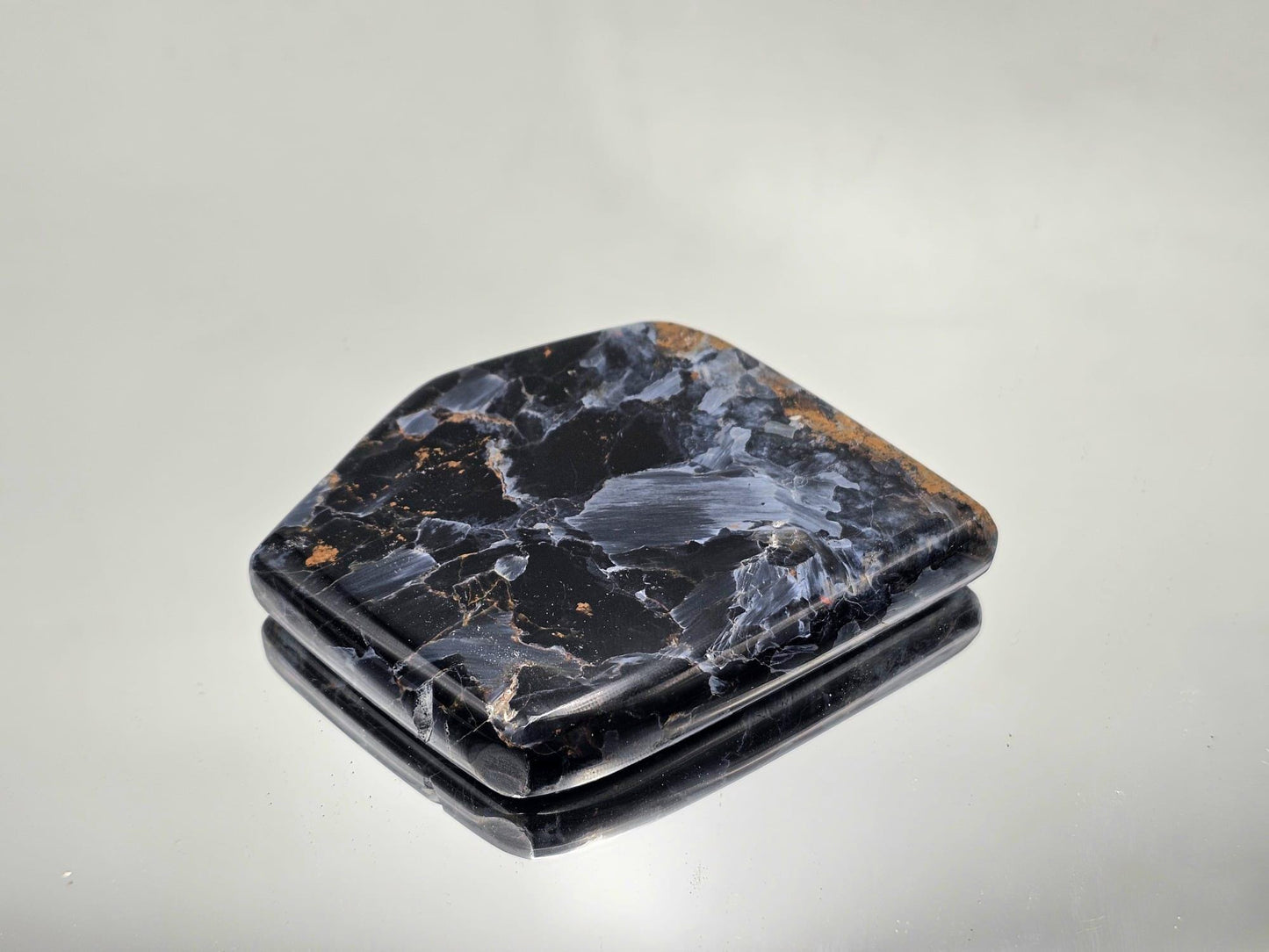 Large Pietersite Crystal Slice / Palmstone (DP)