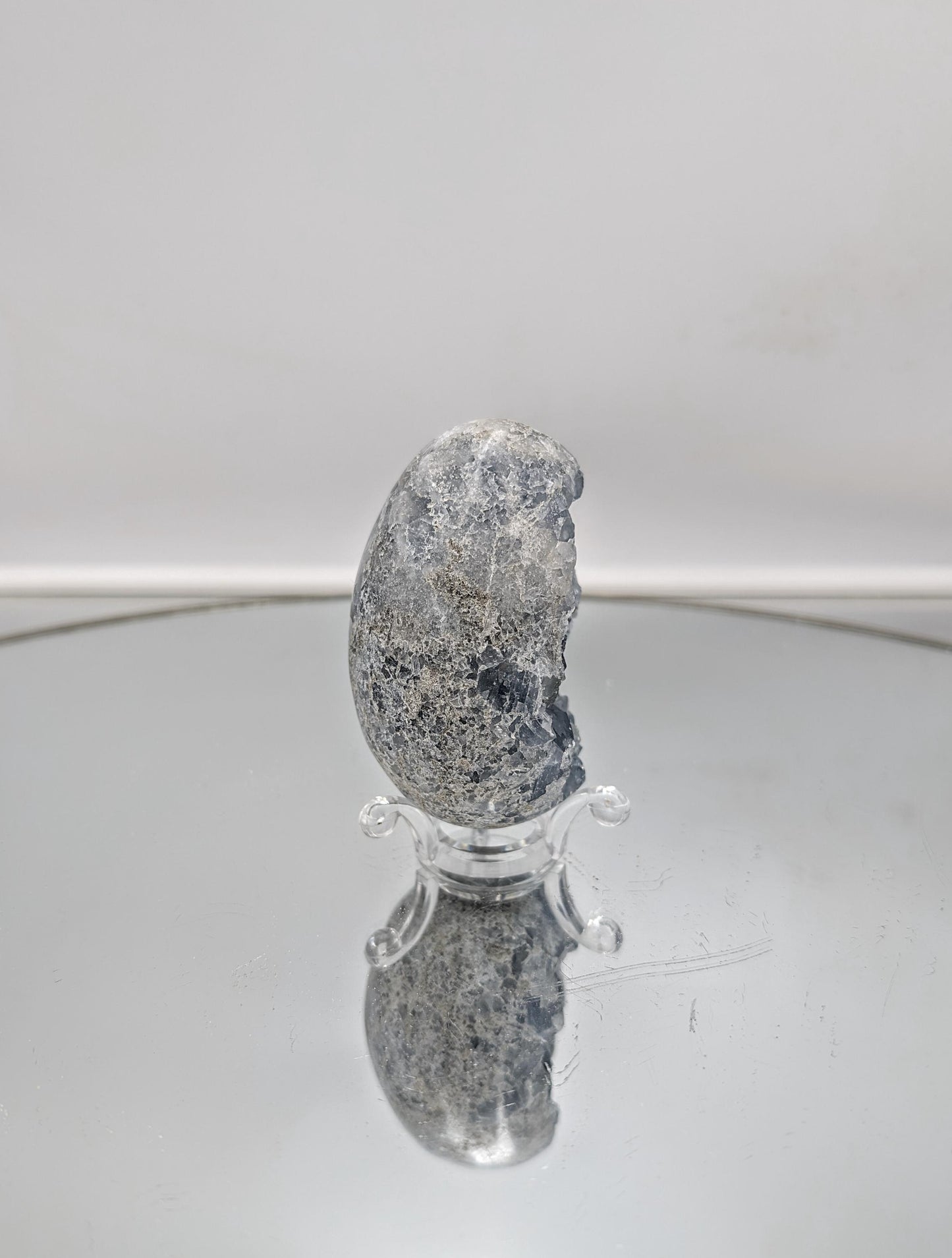 Large Celestite Crystal Egg (#7)