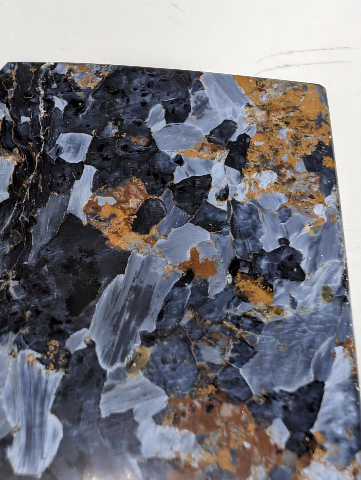 Pietersite Crystal Slice / Palmstone (14)