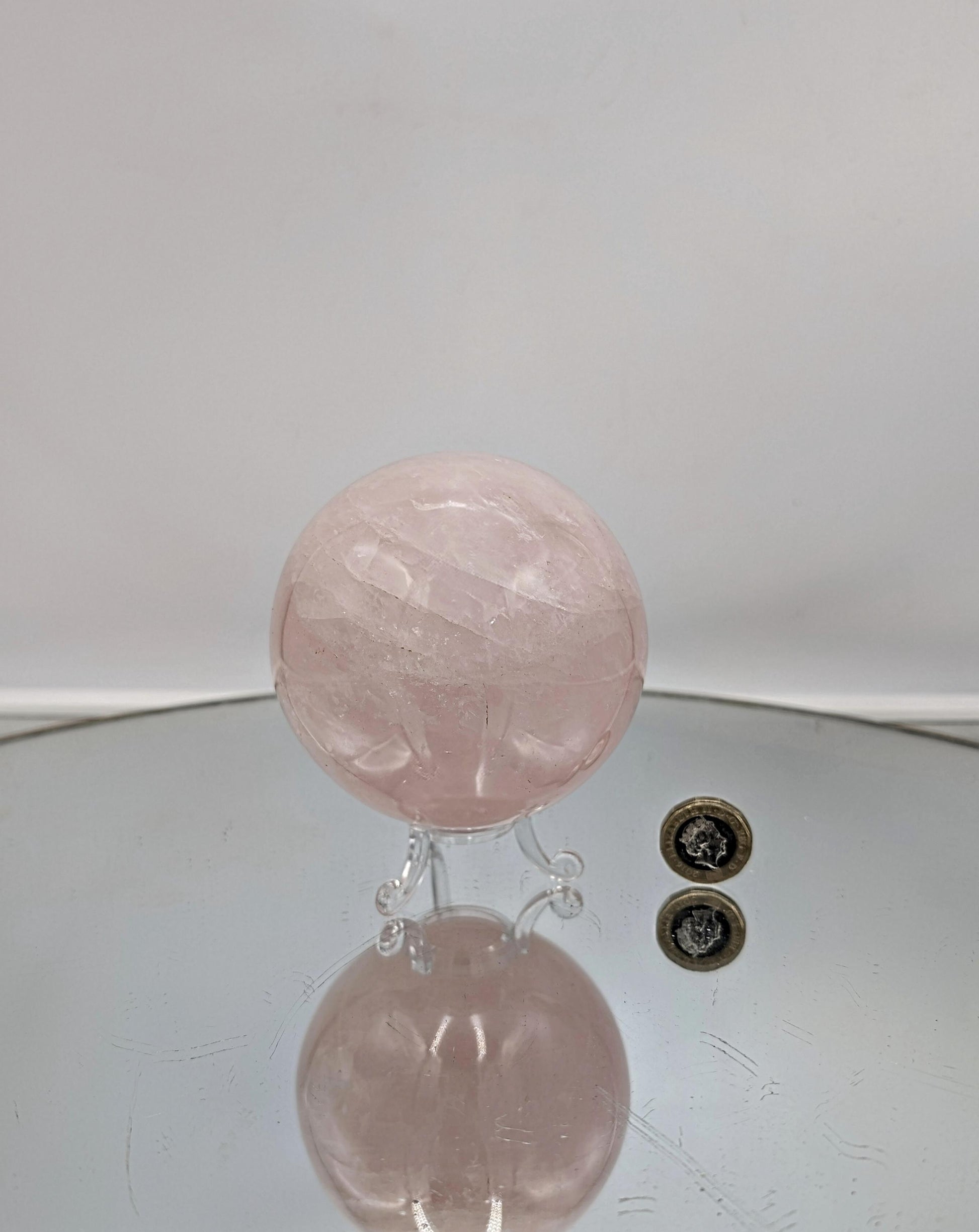 rose quartz sphere