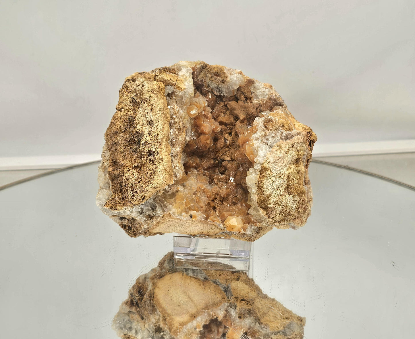Large Limonite Golden Healer Quartz Crystal Quartz Cluster (#1)