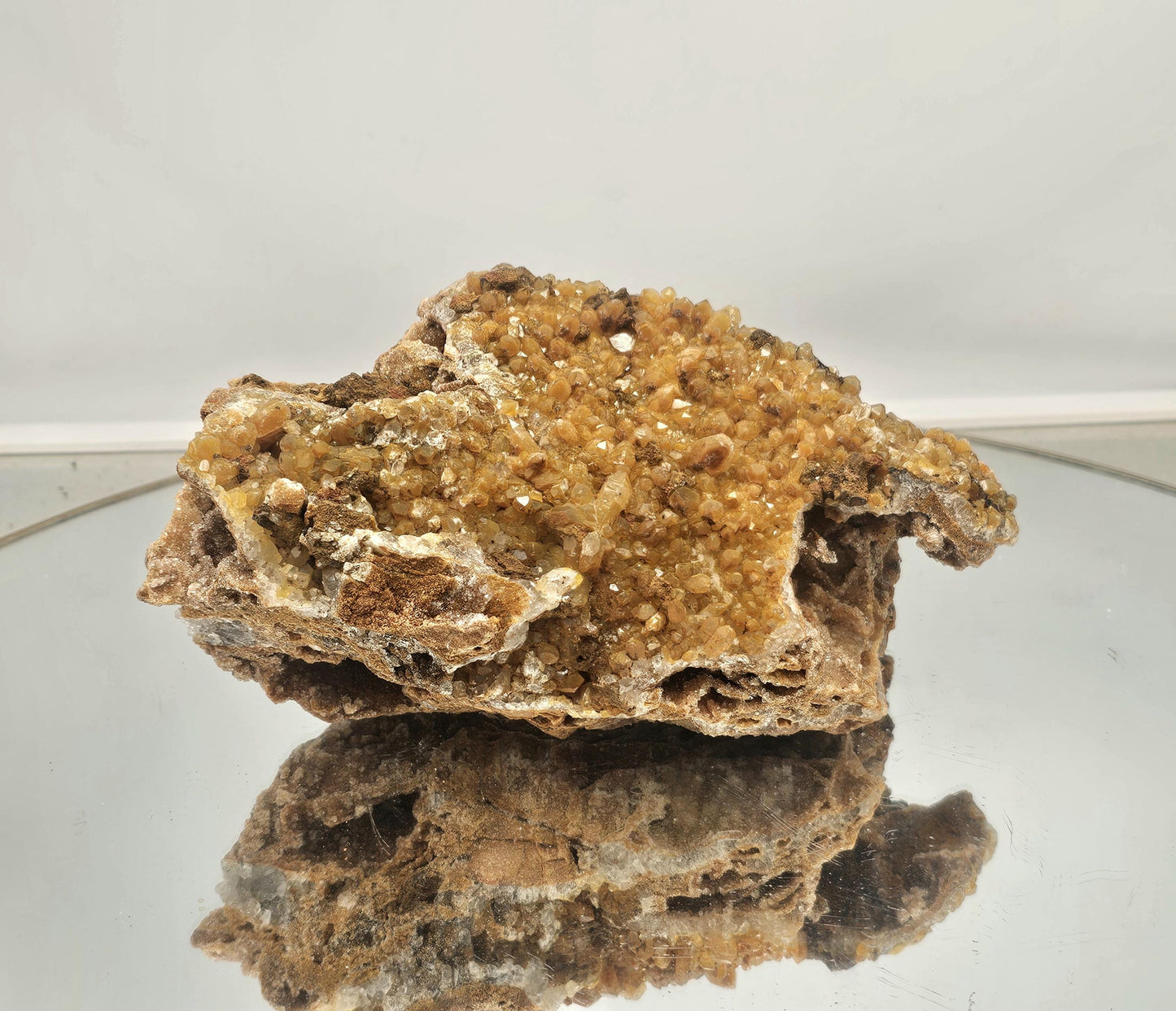 Extra Large Limonite Golden Healer Quartz Crystal Quartz Cluster (DP)