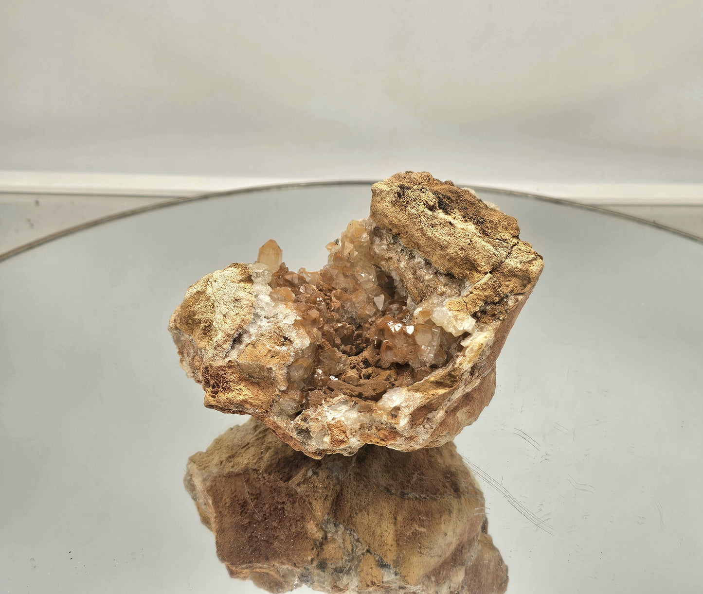 Large Limonite Golden Healer Quartz Crystal Quartz Cluster (#1)