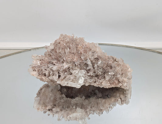 large Pink Colombian Quartz Crystal Cluster (#4)