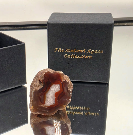 Malawi Agate Colour Banded Polished  Crystal (#15)