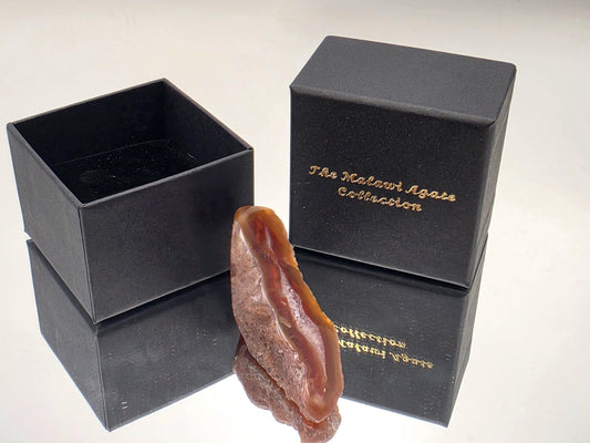 Malawi Agate Colour Banded Polished  Crystal (#12)