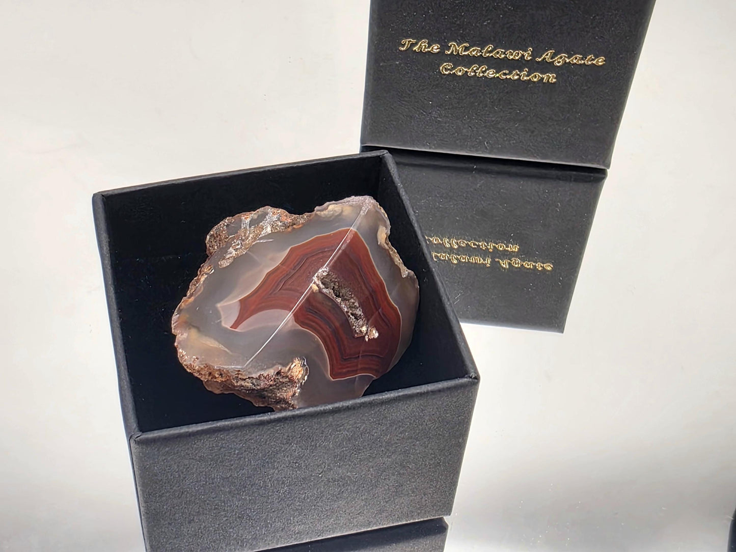 Malawi Agate Colour Banded Polished  Crystal (#13)