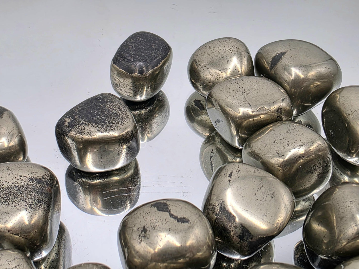 Healers Gold Pyrite Crystal Tumblestone