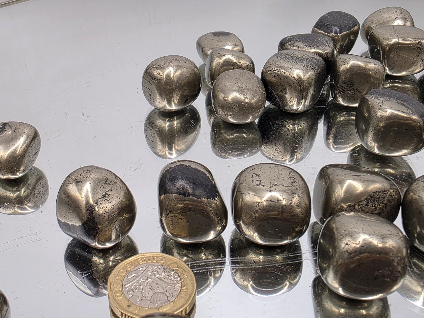 Healers Gold Pyrite Crystal Tumblestone
