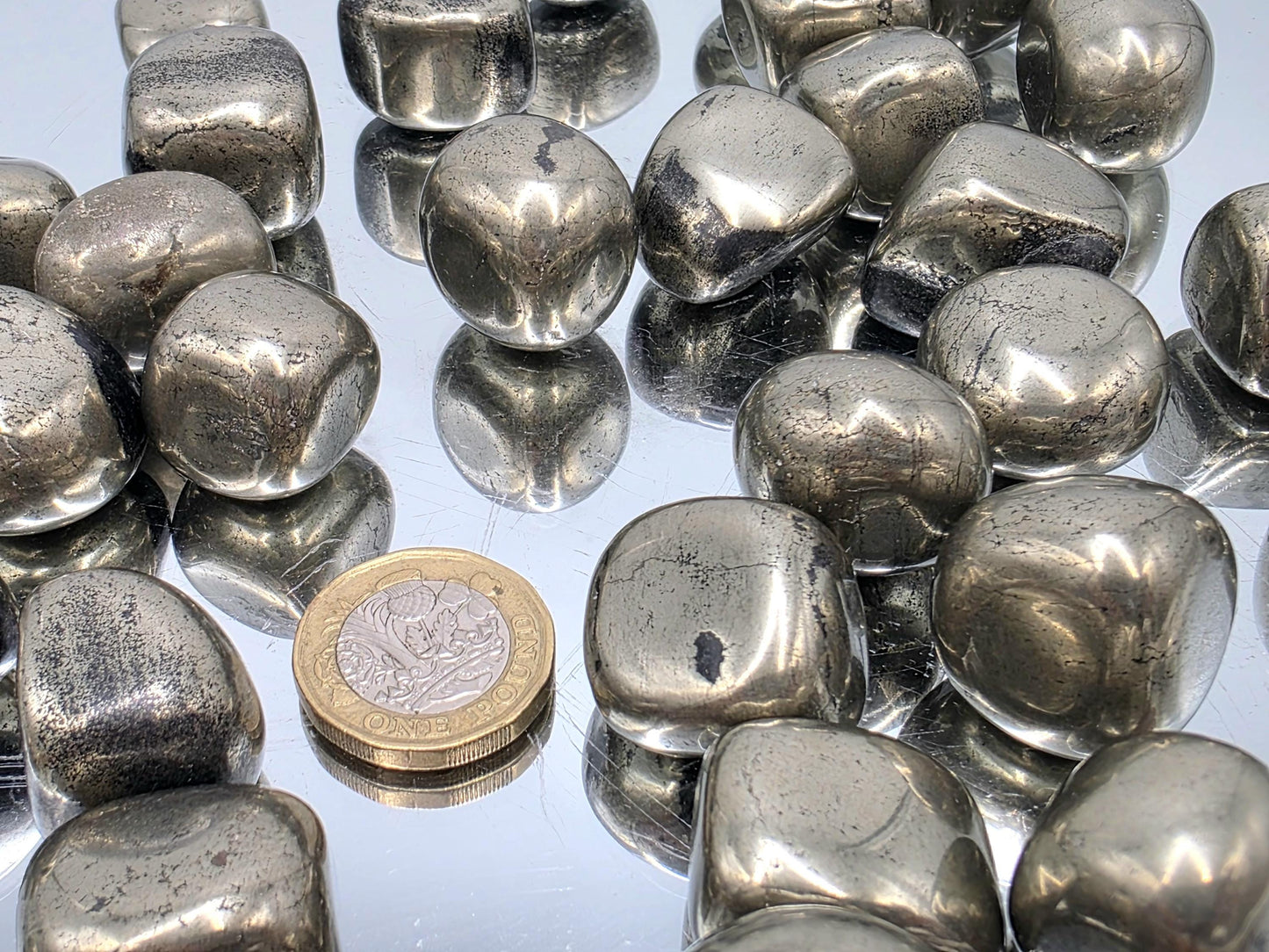 Healers Gold Pyrite Crystal Tumblestone