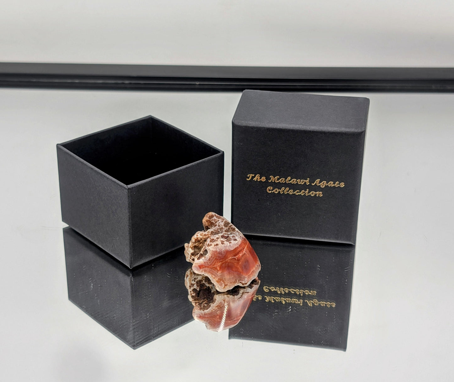 Malawi Agate Colour Banded Polished  Crystal (#19)