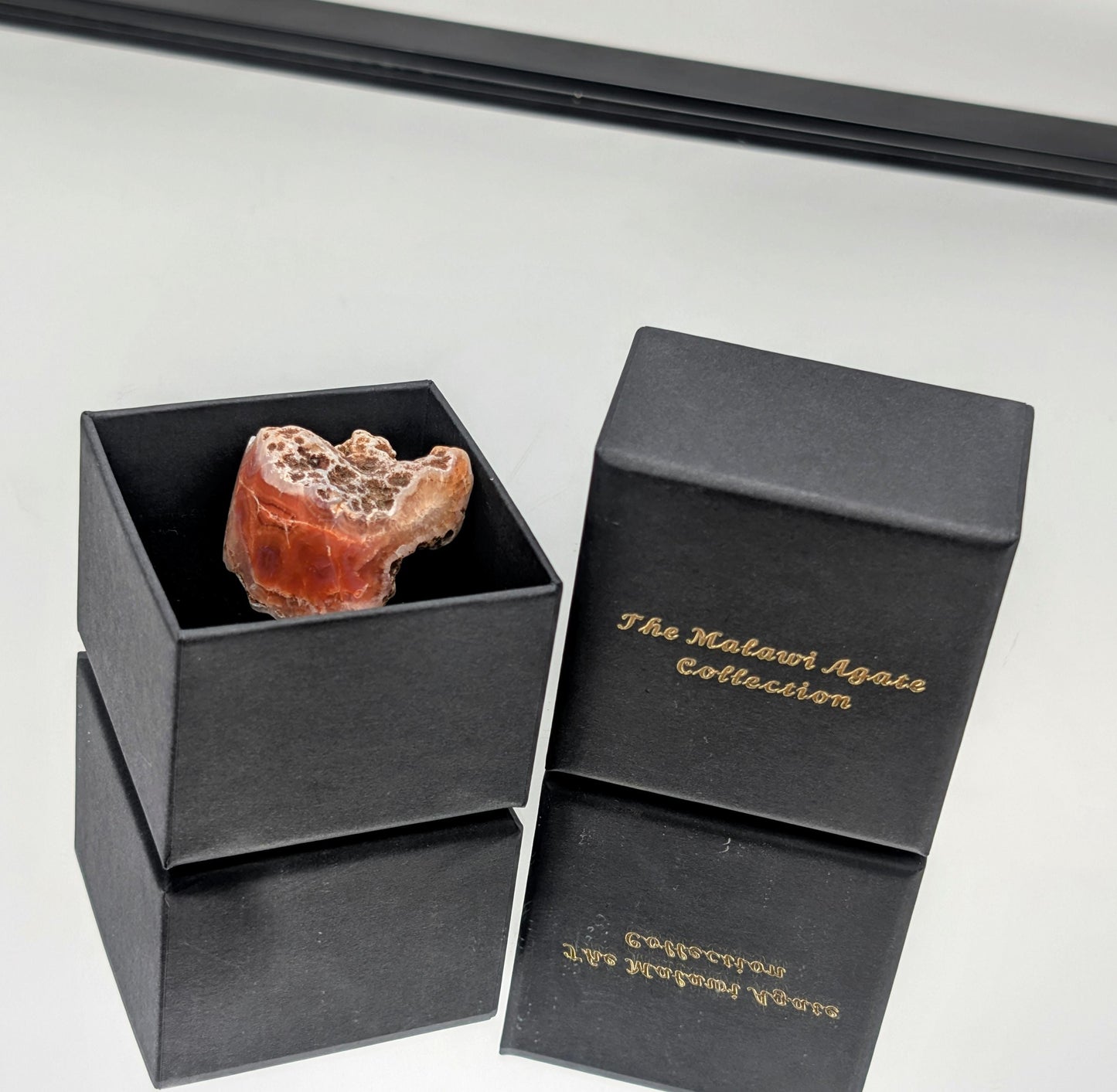 Malawi Agate Colour Banded Polished  Crystal (#19)