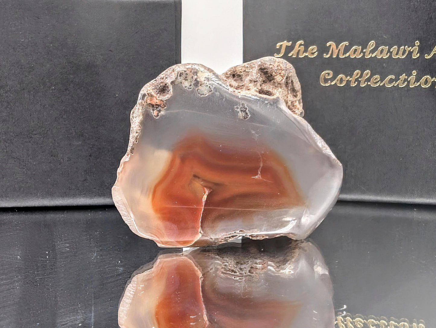 Malawi Agate Colour Banded Polished  Crystal (#18)