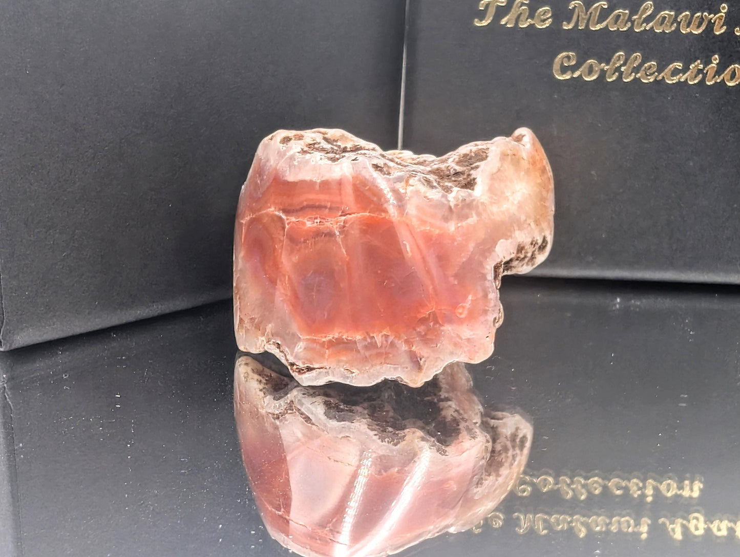 Malawi Agate Colour Banded Polished  Crystal (#19)