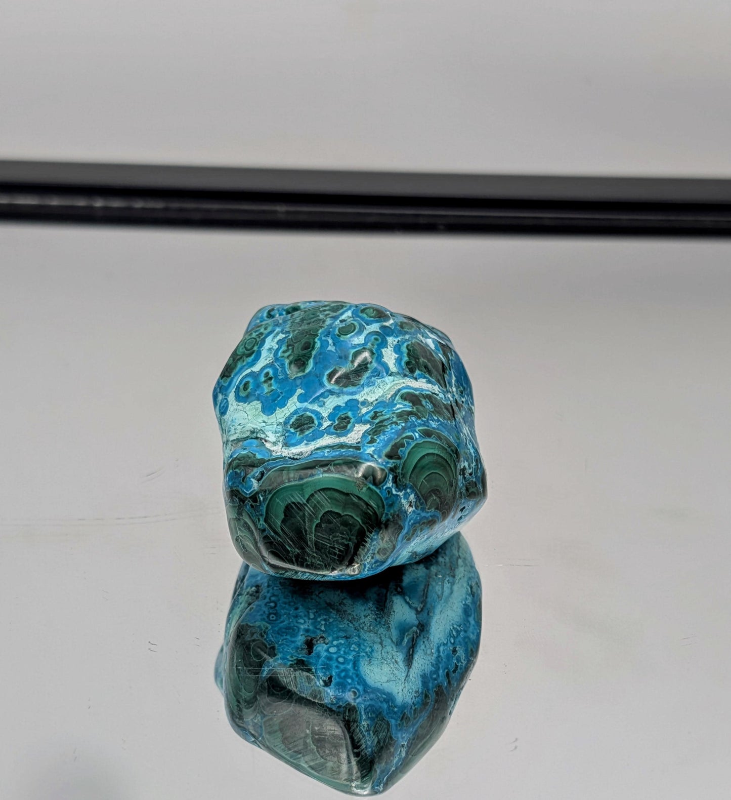 Large Chrysocolla Malachite Crystal Polished  (#20)