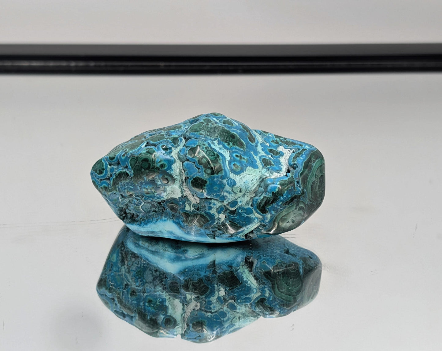 Large Chrysocolla Malachite Crystal Polished  (#20)