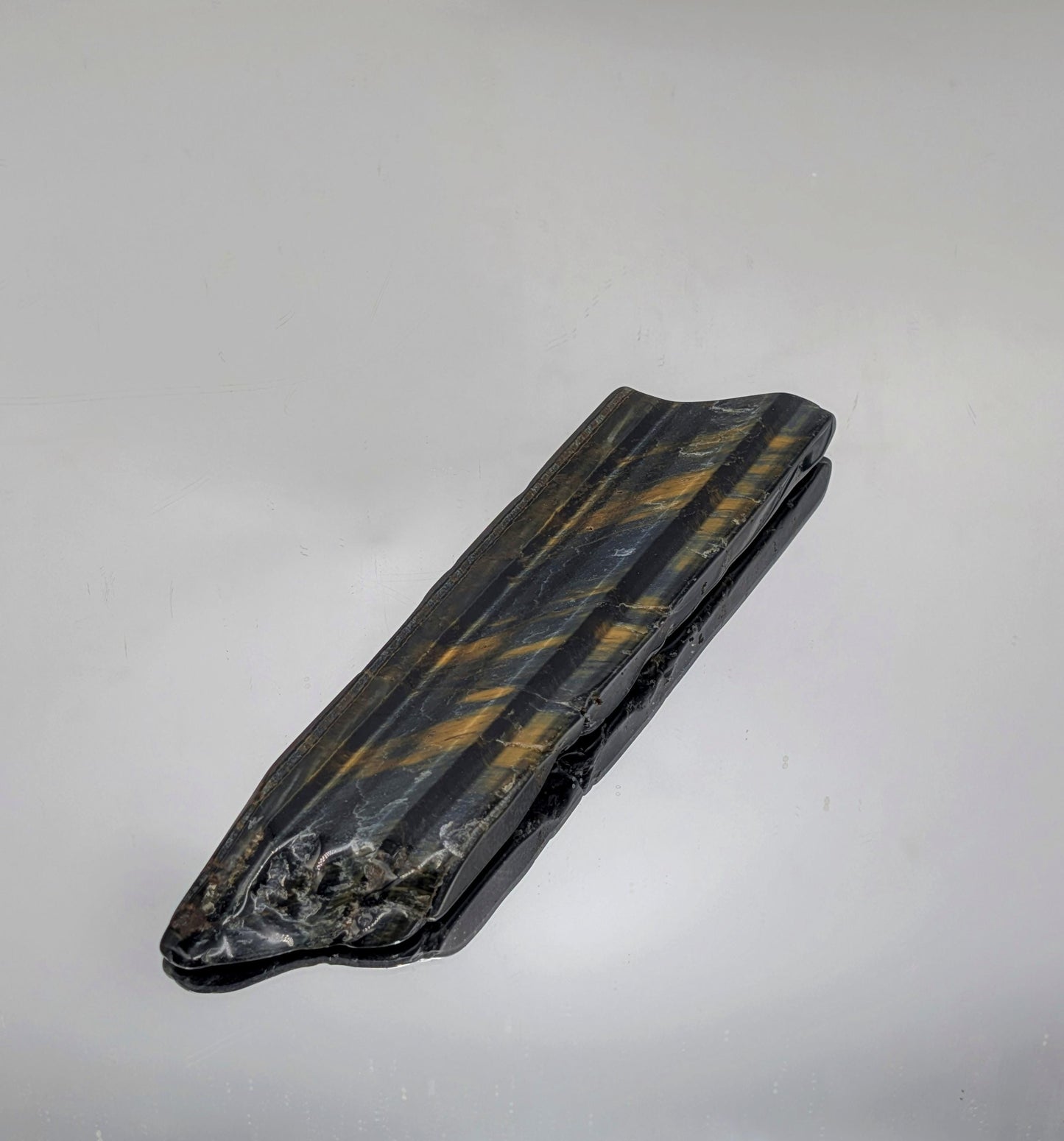 Large Tigers Eye Crystal Polished Slice  (#8)