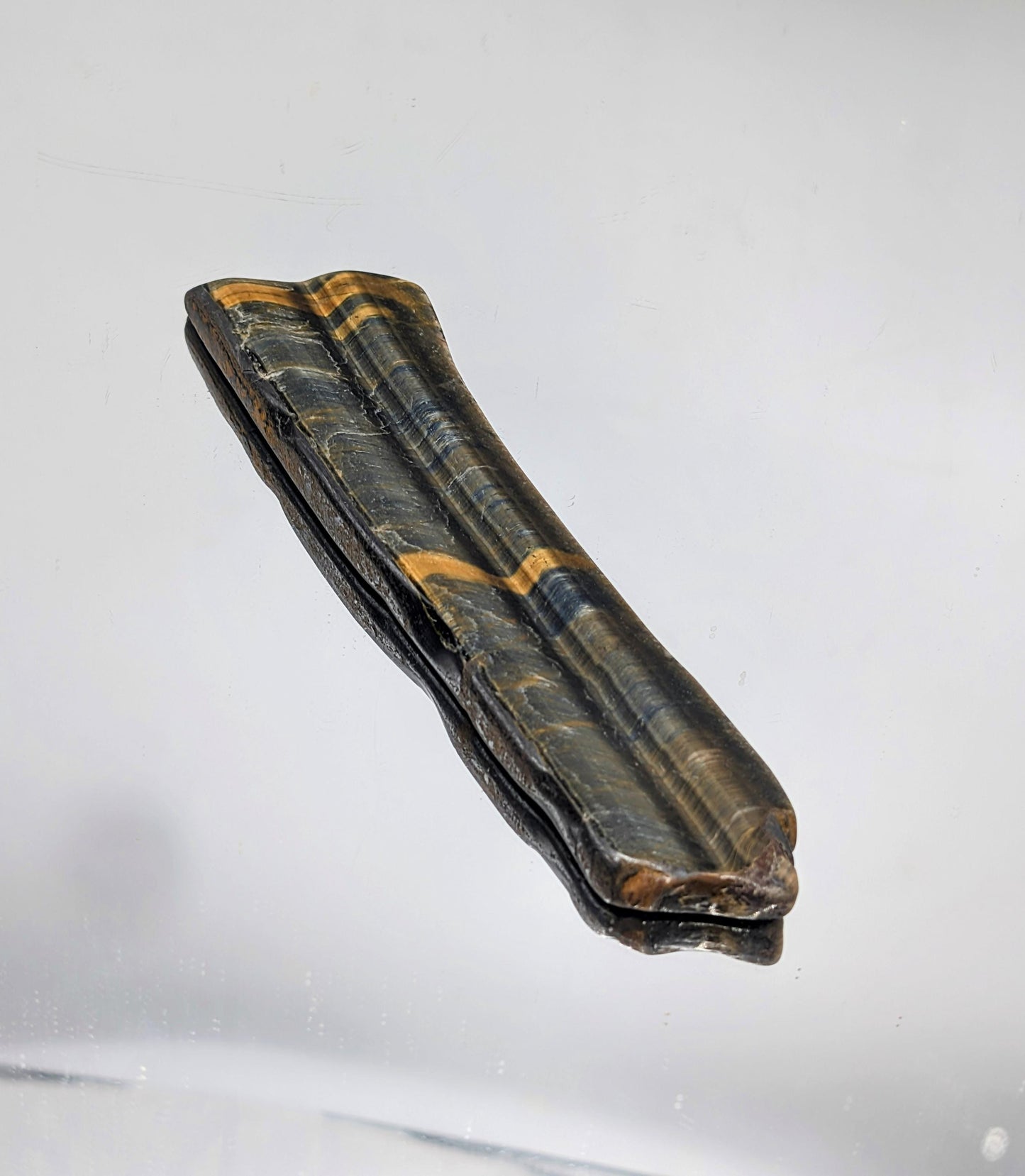 Large Tigers Eye Crystal Polished Slice  (#6)