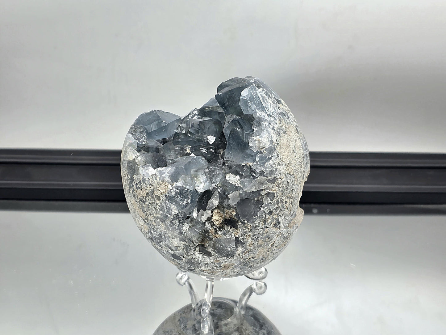 XL Celestite Crystal Sphere (#DP)